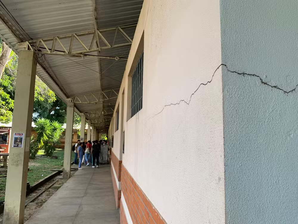 Prédio da Universidade Federal do Piauí em 2025 — Foto: Lívia Ferreira / g1